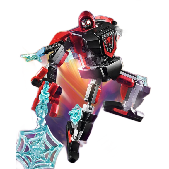 lego乐高spiderman蜘蛛侠系列76171迈尔斯莫拉莱斯机械装甲