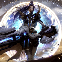 LEAGUE OF LEGENDS 英雄联盟 英雄皮肤 未来战士 凯特琳