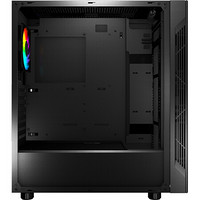 MSI 微星 MAG Vampiric 010 玩派 RGB ATX机箱 半侧透 含电源 500W 黑色