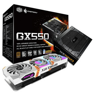 COOLER MASTER 酷冷至尊 GX550 铜牌（85%）非模组ATX电源 550W +七彩虹 RTX 3060 Ultra W OC 显卡 12GB 电源套装