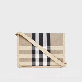 BURBERRY 博柏利 TB系列 女士斜挎包 80398571 暗雅沙色/柔黄褐色 中号