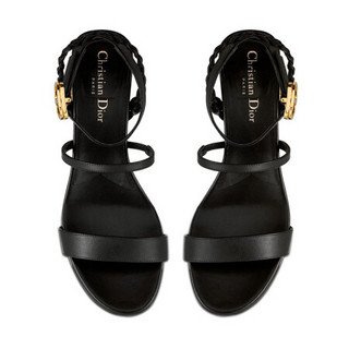 Dior 迪奥 女士中跟凉鞋 KCQ526VEA_S900 黑色 40