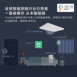 Yeelight易来 纤玉智能LED吸顶灯 满天星卧室吸顶灯具 小米小爱语音调光 集成吊顶灯绮境星空A2003C420-A*