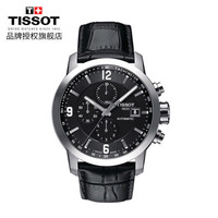 天梭(TISSOT)瑞士手表 骏驰200系列皮带自动机械男士腕表T055.427.16.057.00