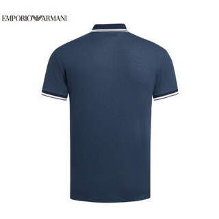 阿玛尼EMPORIO ARMANI奢侈品男装21春夏EA男士POLO衫 3K1FA7-1JTKZ NAVY-0964藏青色 L