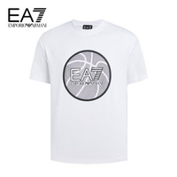 乔治·阿玛尼 GIORGIO ARMANI 阿玛尼EA7 EMPORIO ARMANI奢侈品男装21春夏EA7男士棉质T恤衫 3KPT29-PJ9UZ WHITE-1100白色 L