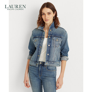 Lauren/拉夫劳伦女装 2021年春季牛仔布夹克RL60502 410-海军蓝 S
