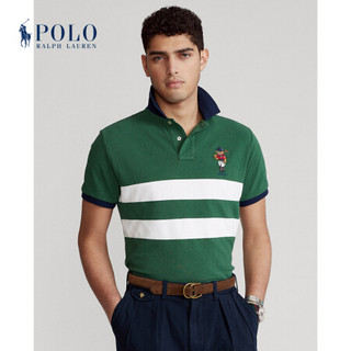 Ralph Lauren/拉夫劳伦男装 21年春定制修身版小熊Polo衫RL13356 300-绿色 XXL