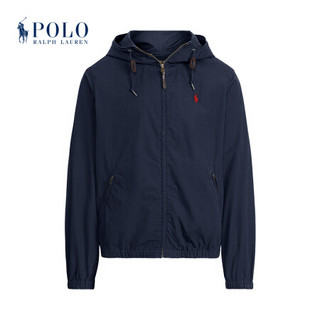 Ralph Lauren/拉夫劳伦男装 2021年春季帆布连帽夹克RL13418 410-海军蓝 XS