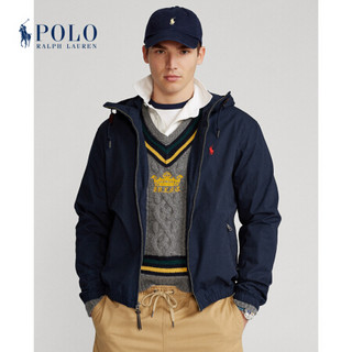 Ralph Lauren/拉夫劳伦男装 2021年春季帆布连帽夹克RL13418 410-海军蓝 XL