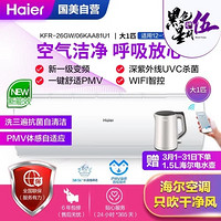 海尔(Haier)KFR-26GW/06KAA81U1 新一级能效 变频 杀菌