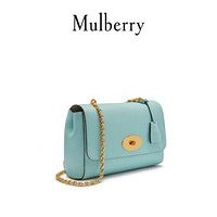 Mulberry/玛珀利女包Lily 系列牛皮中号链条单肩包HH3299 浅古典蓝色