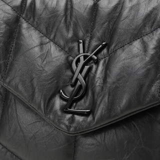 SAINT LAURENT 圣罗兰 LOULOU系列 女士皮革单肩包 5774751UQ081000 黑色 中号