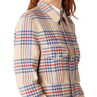 薇薇安·威斯特伍德 Vivienne Westwood 21春夏男女同款格纹外套 39010006-11918-DEC101-M