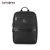 新秀丽双肩包Samsonite商旅双肩包男多隔层多功能男士背包差旅包黑色HO0*5