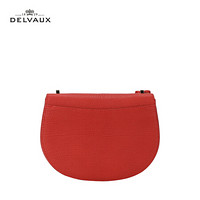 DELVAUX包包女包奢侈品单肩包斜挎迷你手袋经典系列 Le Mutin 绯红色