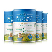 BELLAMY'S 贝拉米 婴幼儿有机奶粉 3段 900g 4罐装