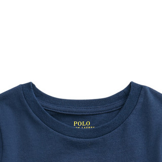 Ralph Lauren/拉夫劳伦女童 21年春Polo小熊T恤式连衣裙RL35448 410-海军蓝 3/3T