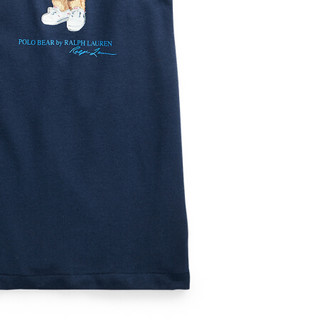 Ralph Lauren/拉夫劳伦女童 21年春Polo小熊T恤式连衣裙RL35448 410-海军蓝 3/3T