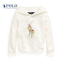 Ralph Lauren/拉夫劳伦女童 21年春花卉印花大马连帽衫RL35466 101-白色 6