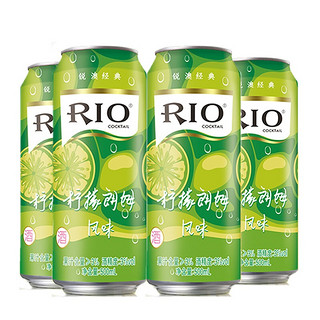 RIO 锐澳 鸡尾预调酒 柠檬朗姆风味 500ml*4罐