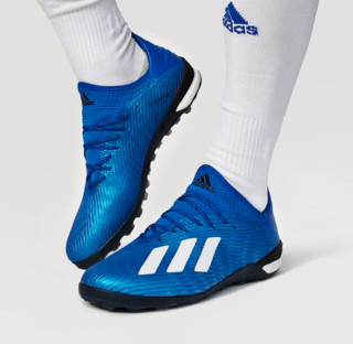 adidas 阿迪达斯 X 19.1 TF 男子足球鞋 EG7136 蓝色 40.5