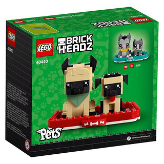 LEGO 乐高 BrickHeadz方头仔系列 40440 德国牧羊犬