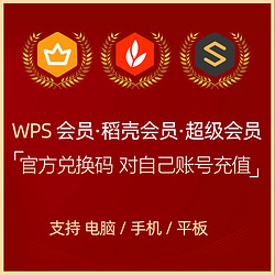 正版WPS超级会员 / WPS会员 / WPS稻壳会员 月卡/年卡 PDF转Word WPS 超级会员2年