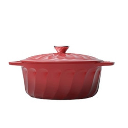 CorningWare 康宁锅 食色系列 炫彩铸铁珐琅锅 2.5L