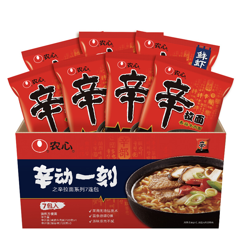 NONGSHIM 农心 辛拉面 香菇牛肉面