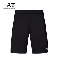 乔治·阿玛尼 GIORGIO ARMANIEMPORIO ARMANI EA7 EMPORIO ARMANI奢侈品男装21春夏EA7男士棉质LOGO抽绳运动短裤 8NPS02-PJ05Z BLACK-1200黑色 XS