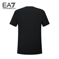阿玛尼EA7 EMPORIO ARMANI奢侈品男装21春夏EA7男士棉质T恤衫 3KPT11-PJ02Z BLACK-1200黑色 XS