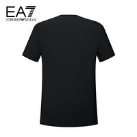 乔治·阿玛尼 GIORGIO ARMANIEA7 男士棉质T恤衫 3KPT11-PJ02Z BLACK-1200