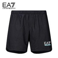 阿玛尼EA7 EMPORIO ARMANI奢侈品男装21春夏EA7男士短裤 3KPS04-PNP3Z BLACK-1200黑色 M