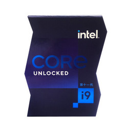 intel 英特尔 酷睿 i9-11900K 8核16线程 盒装CPU处理器