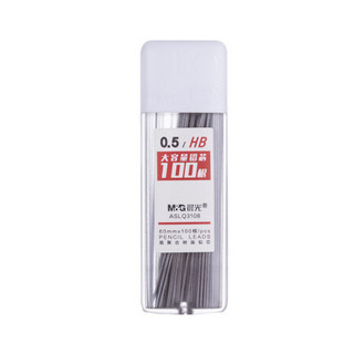 M&G 晨光 ASLQ3108 自动铅笔铅芯 黑色 HB 0.5mm 100根装