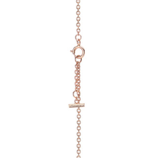 Tiffany蒂芙尼女士手链18K玫瑰钻石珍珠母贝典雅迷人圈形手链 玫瑰金 特小号，适合手腕长达5.75英寸内 GRP11099