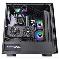 Thermaltake 曜越 艾坦 Divider 300 TG ARGB RGB ATX机箱 半侧透 黑色