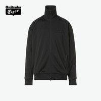 鬼塚虎 新款男女同款连帽卫衣 休闲舒适宽松套头衫2183A816-001 黑色 S