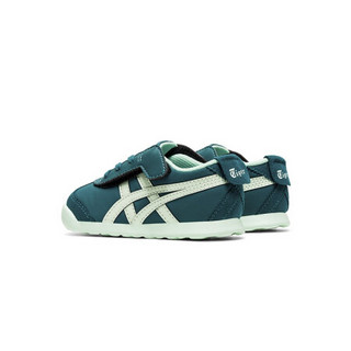 Onitsuka Tiger鬼塚虎经典尼龙小童鞋运动鞋MEXICO 66 TS 1184A142 蓝绿色 25