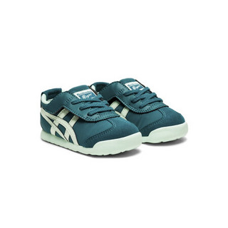 Onitsuka Tiger鬼塚虎经典尼龙小童鞋运动鞋MEXICO 66 TS 1184A142 蓝绿色 25