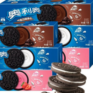 OREO 奥利奥 夹心饼干 草莓味 116g*6盒