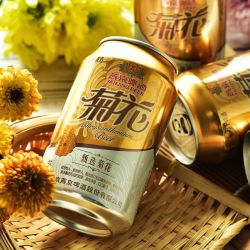 燕京啤酒 8度330ml甄选菊花佳酿劲爽啤酒整箱批发