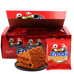 GEMEZ Enaak GEMEZ小鸡干脆面印尼进口烧烤香辣整箱30包童年网红膨化零食礼包