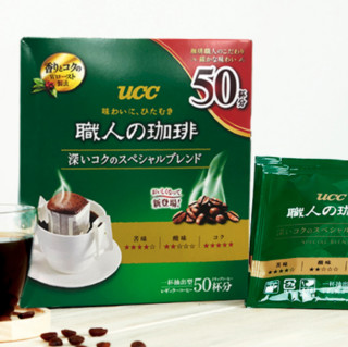 UCC 悠诗诗 职人咖啡 深厚浓郁 滴滤式挂耳咖啡 350g