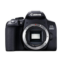 移动端、京东百亿补贴：Canon 佳能 EOS 850D APS-C画幅 数码单反相机 黑色 单机身