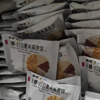 粮小买 无糖 山药薏米燕麦饼 200g