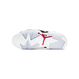 AIR JORDAN 正代系列 Air Jordan 6 Retro 男子篮球鞋 CT8529-106 白红 43