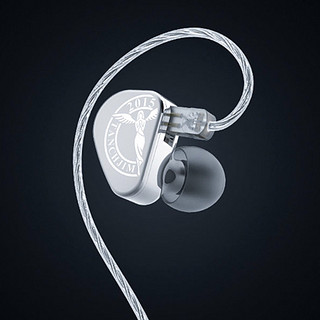 TANCHJIM 天使吉米 Oxygen 入耳式挂耳式动圈有线耳机 雅钢银 3.5mm