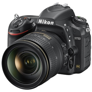 Nikon 尼康 D750 全画幅 数码单反相机 黑色 24-120mm F4G ED VR 变焦镜头+105mm F2.8G IF-ED 定焦镜头 双镜头套机